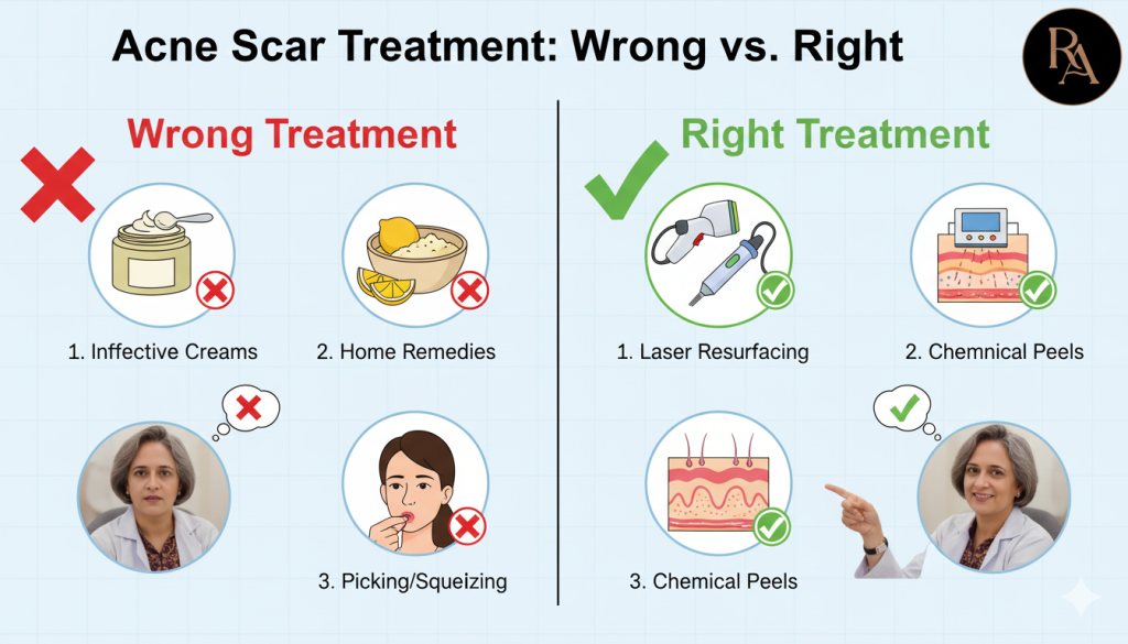 Best Treatment for Acne Scars at ritual aesthetics clinic Pakistan