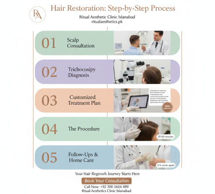 Hair loss treatment step-by-step
